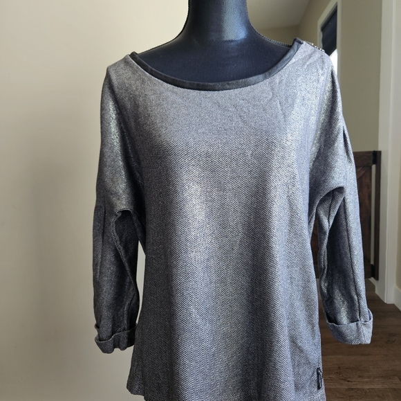 Maison Scotch metallic sweater size 3 (M/L) - Picture 3 of 6